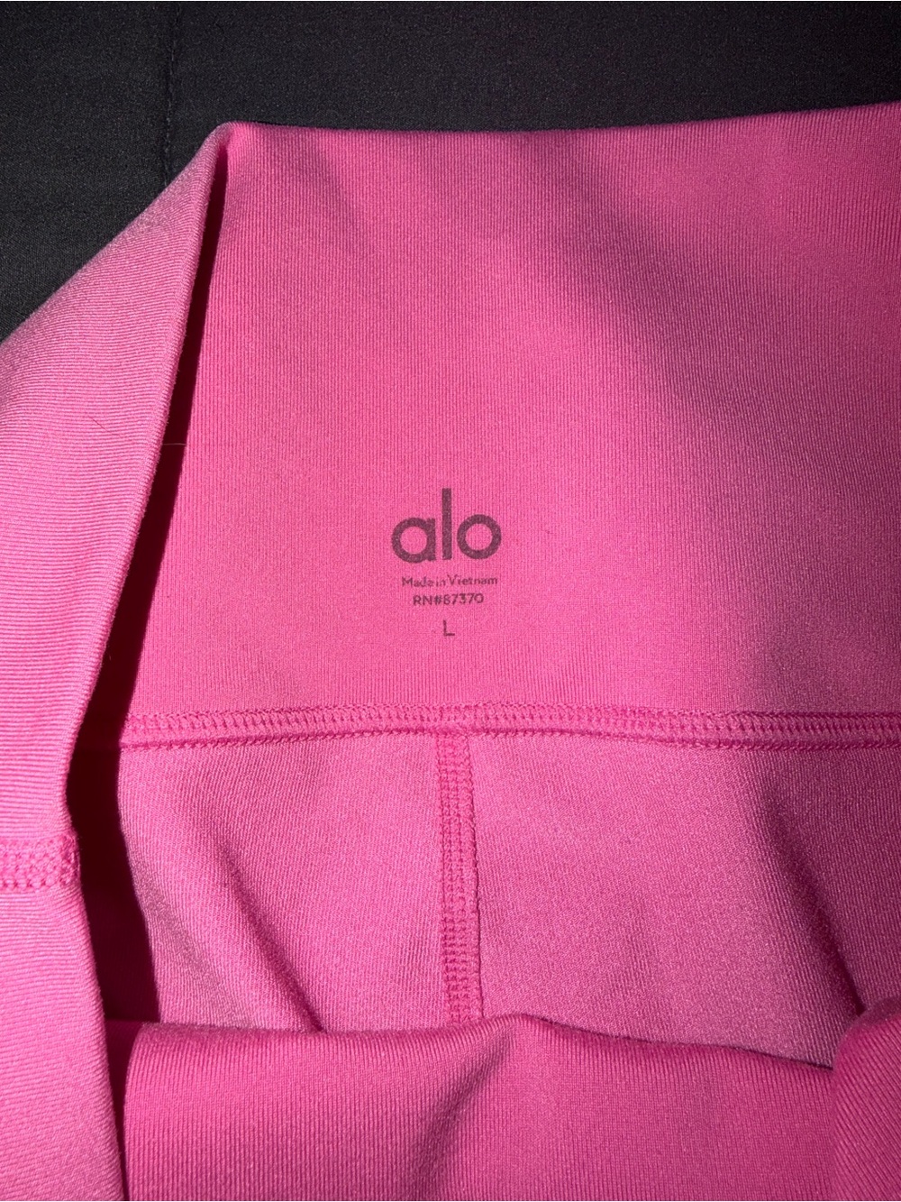 Alo 7/8 High-Waist Airbrush Leggings - Paradise Pink Size Large - Picture 5 of 7